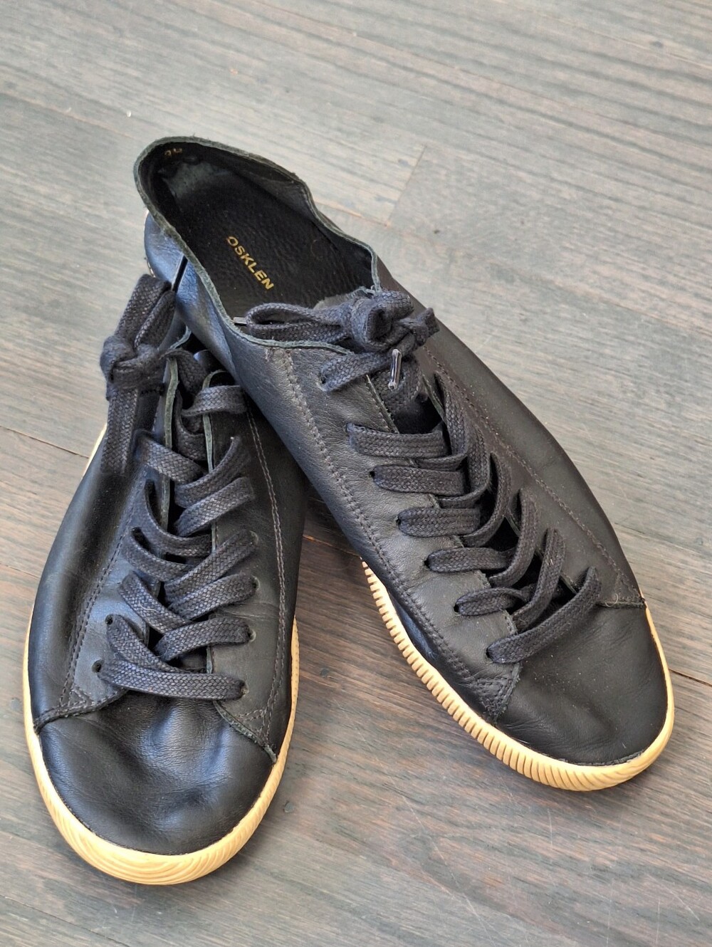 Osklen Black Leather Shoes Very comfortable 39 / 8.5